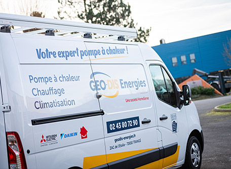 Zone d'intervention dans la Sarthe - Geo-Dis Energies